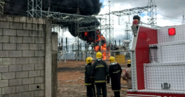Explosão em transformador na Subestação da Celg deixa várias cidades sem energia