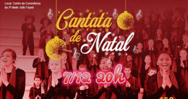 Cantata de Natal vai reunir cerca de 150 estudantes nesta quinta