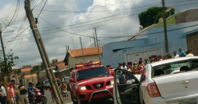Acidente de trânsito no bairro Jardim Paraíso