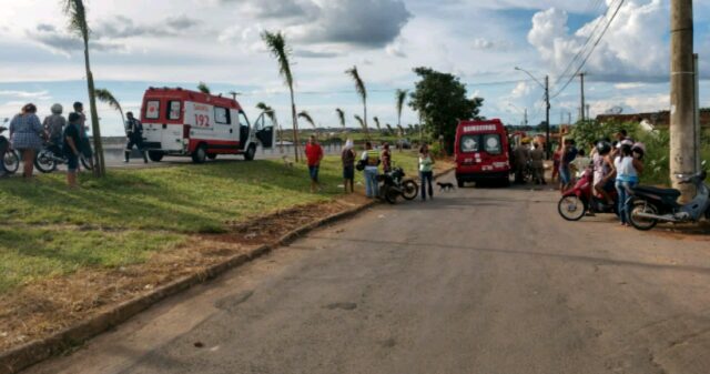 Criança é atropelada por motociclista na Calçada