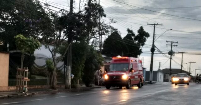 Flagrante de acidente de trânsito na Avenida Cristiano Aires
