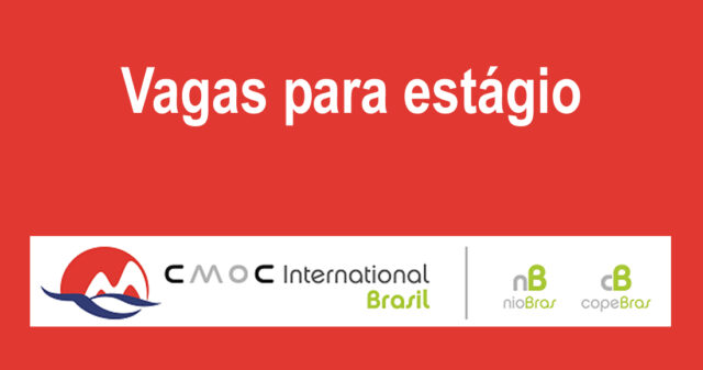 CMOC Brasil abre vagas para estágio em Goiás