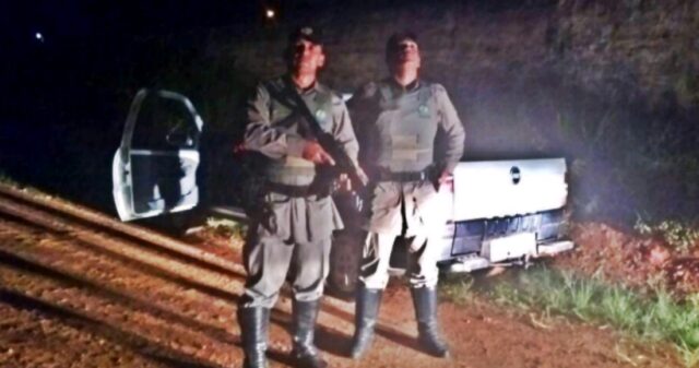 PM recupera carro roubado de empresário poucas horas após o roubo
