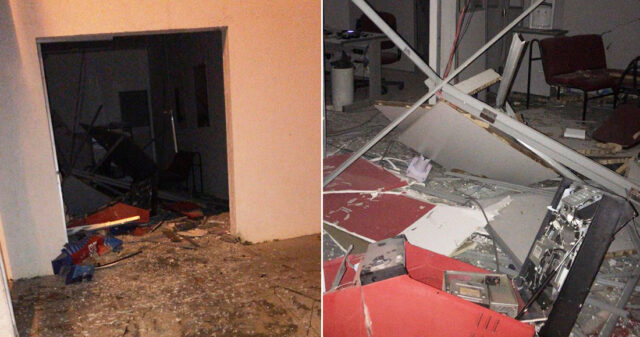 Posto de Atendimento do Bradesco é alvo de explosão em Cumari