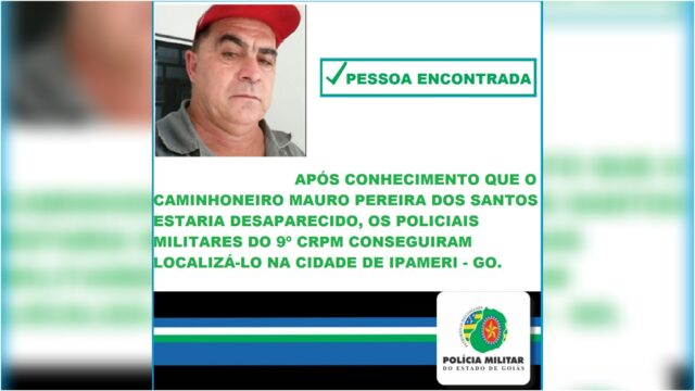 Motorista do caminhão assaltado é encontrado e passa bem