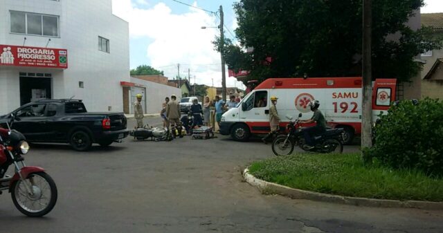 Acidente de trânsito no Bairro Progresso