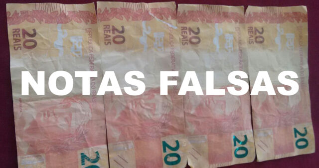 Cliente paga pizzas com quatro notas falsas de R$ 20,00