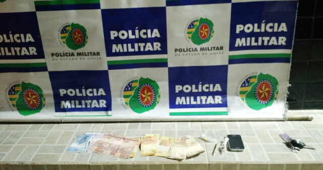 Jovem de 19 anos é preso suspeito por tráfico de drogas em Anhanguera