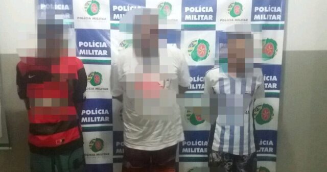 Três homens foram presos por tentativa de furto de veículo em Ipameri