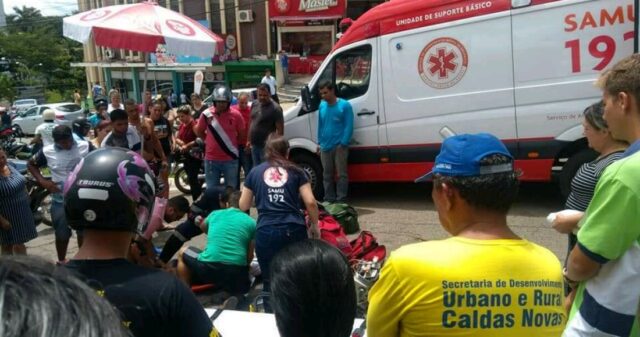 Criança de 11 anos morre em acidente no Centro de Caldas Novas