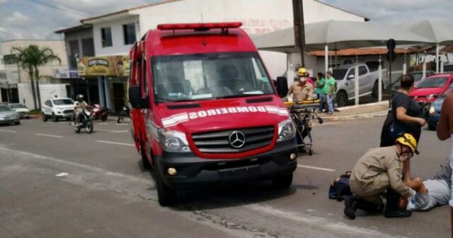 FLAGRANTES: Motociclistas ficam feridos em acidentes de trânsito em Catalão