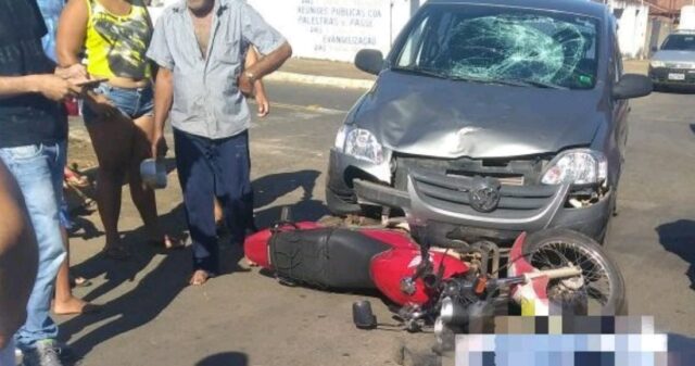 Motociclista fica ferido em acidente de trânsito em Catalão