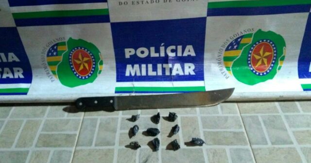 Suspeito é preso com papelotes de cocaína em Catalão