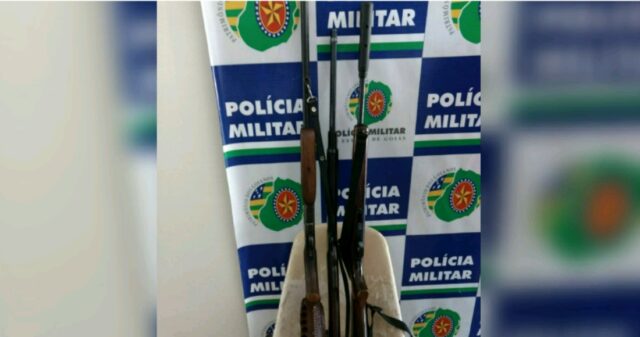 11° BPM no combate ao porte ilegal de arma de fogo e furto na zona rural