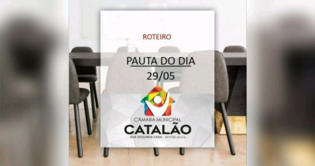 Roteiro da 20ª Sessão Ordinária de 2018 (29/05/2018)