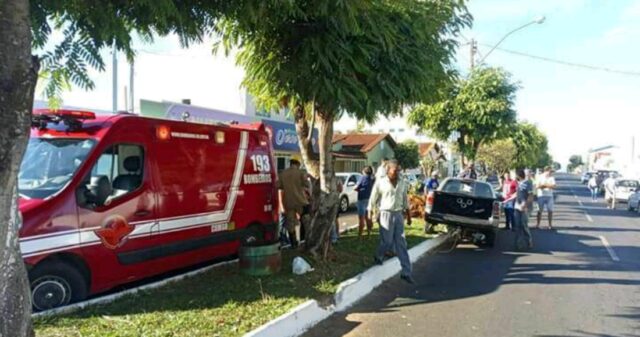 Acidente de trânsito na cidade de Goiandira