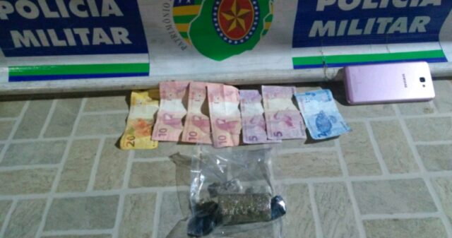Polícia Militar apreende menor que comercializava entorpecentes