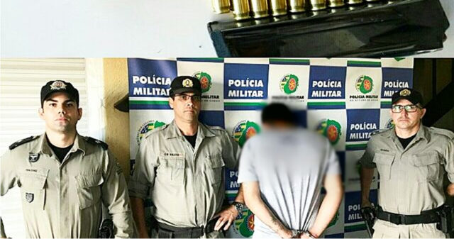 PM efetua prisões por Porte Ilegal de Arma de Fogo, Desobediência, Ameaça e Favorecimento Pessoal