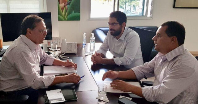 Vereador Jair Humberto esteve em reunião com presidente da Companhia de Desenvolvimento de Goiás (CODEGO) Júlio Vaz