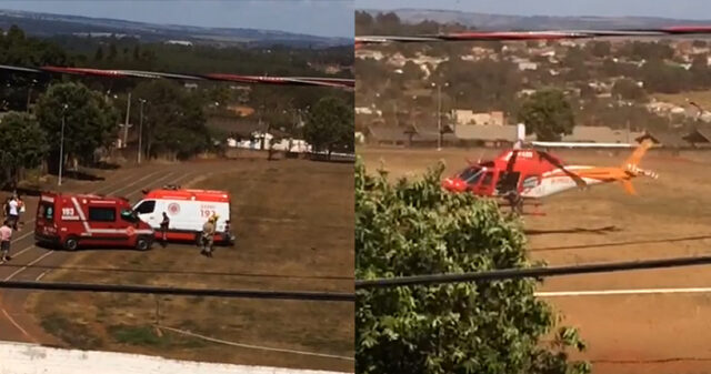 Idosa brutalmente agredida durante roubo em Pires do Rio, é transferida para hospital da capital