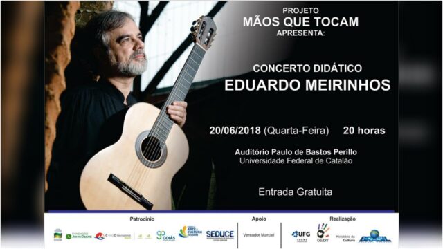 Com apoio de CMOC, projeto Mãos que Tocam apresenta concerto em Catalão (GO)