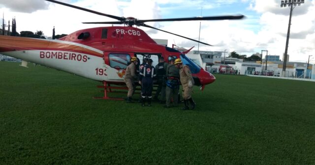 Vítima de AVC hemorrágico em Catalão é transferida com urgência por aeronave para Goiânia
