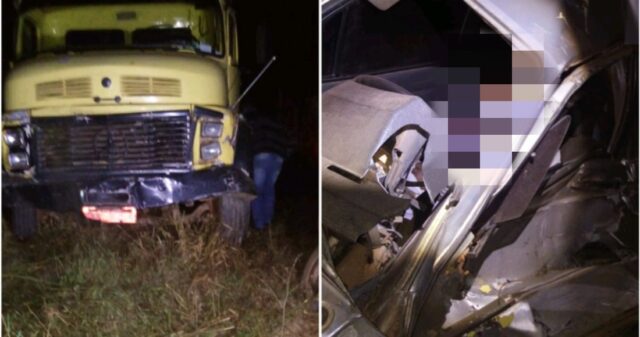 Colisão entre caminhão e veículo de passeio deixa uma vítima fatal na GO-330