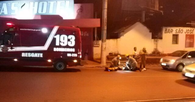 Homem é atropelado na Avenida JK em Catalão