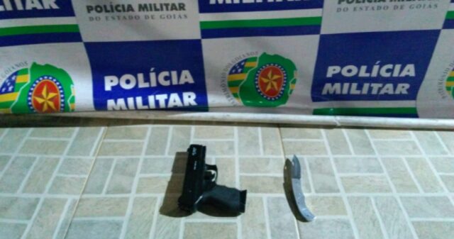 PM apreende simulacro de arma de fogo e previne possíveis crimes