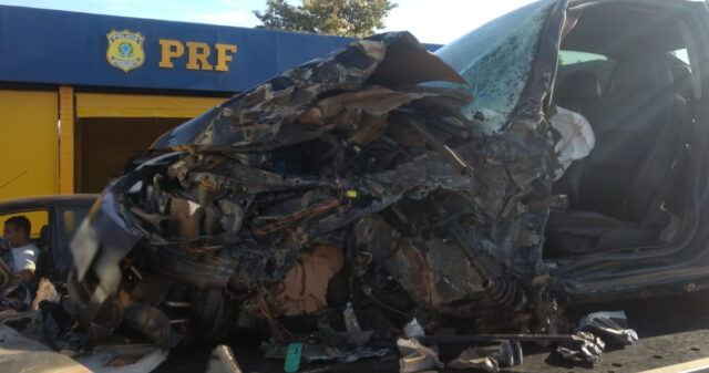 PRF registra grave acidente na BR 050 com vítima fatal