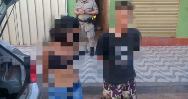 Casal é preso por roubo em estabelecimento comercial em Pires do Rio