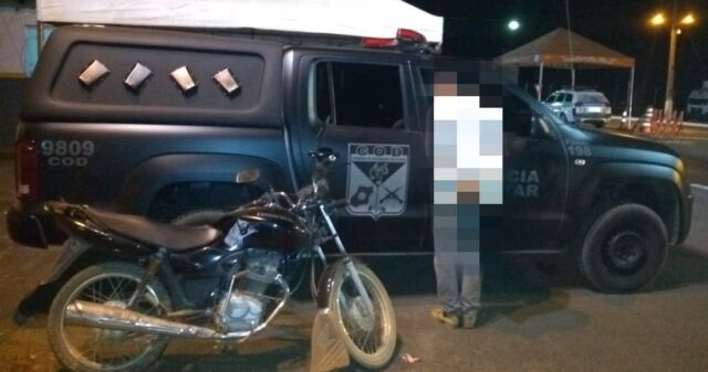COD/CPR recupera mais um veículo roubado e prende receptador durante abordagem em Corumbaíba
