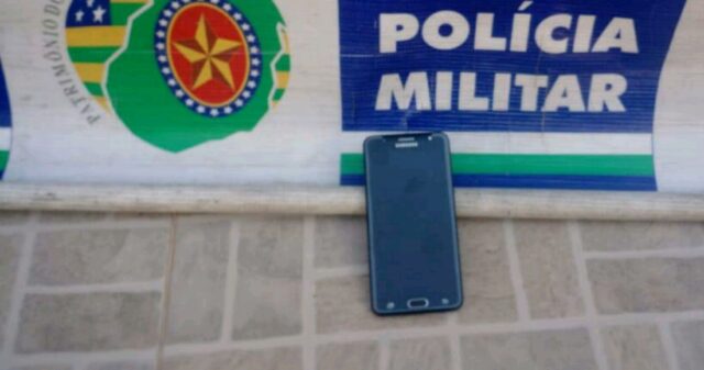 Polícia Militar realiza a prisão de suspeito e recupera celular roubado