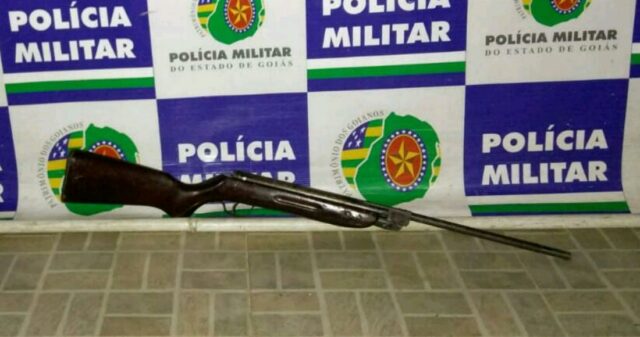 Polícia Militar realiza prisão de suspeito de porte de arma de fogo e disparos em via pública