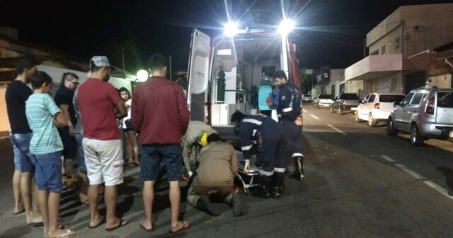 Homem fica ferido em acidente de trânsito no bairro São Francisco em Catalão