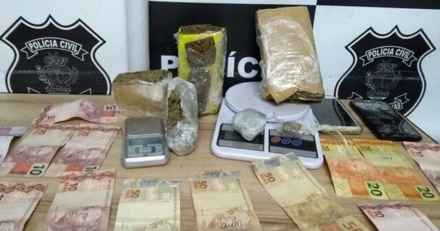 Em Caldas Novas, Polícia Civil autua traficante de drogas no Setor Estância
