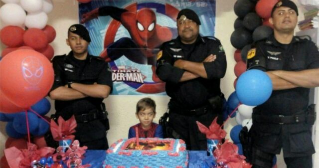 Polícia Militar, através do Grupo de Patrulhamento Tático - GPT, realiza sonho de criança de 5 anos