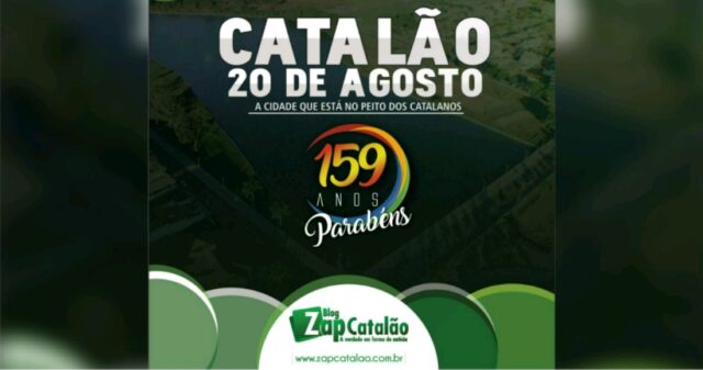 Feliz aniversário, minha querida Catalão