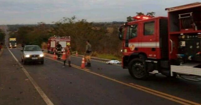 Acidente na GO-139 deixa uma vítima fatal é três pessoas gravemente feridas