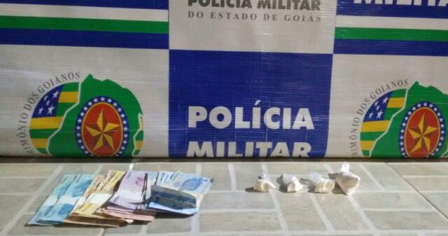 Polícia Militar realiza a prisão de um homem pelo crime de tráfico de drogas