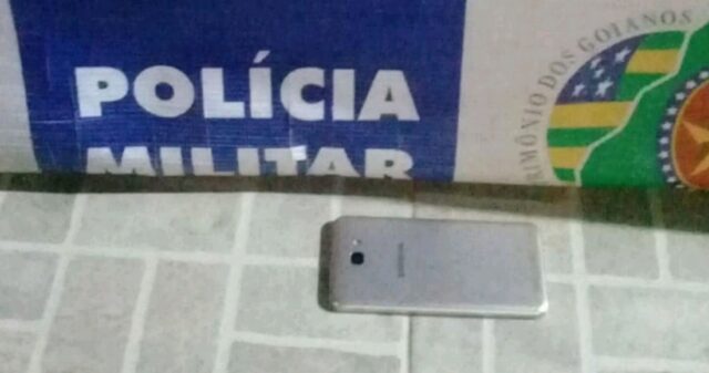 Polícia Militar em Catalão realiza a prisão de autor de roubo de celular