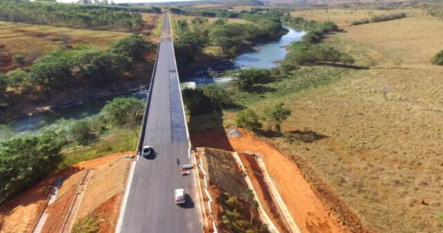 Ponte sobre o Rio Paranaíba, divisa de Minas Gerais e Goiás será liberada na primeira semana de Setembro