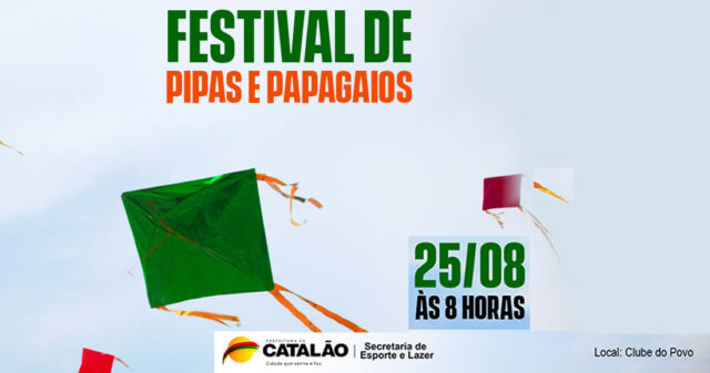 Neste sábado tem festival de pipas e papagaios em Catalão.