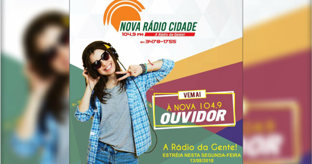 Vem aí "Nova Rádio Cidade -104,9 FM" em Ouvidor
