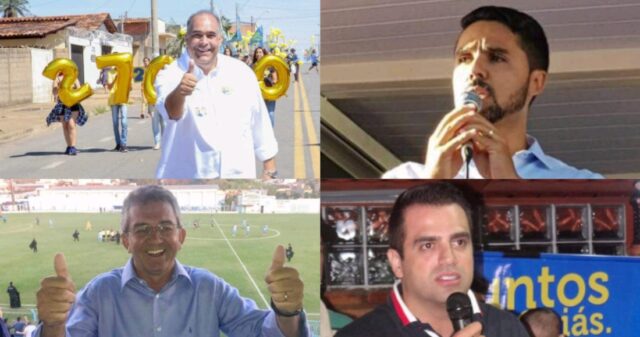 Confira como foi agenda política dos candidatos a Deputado Estadual Luiz Sampaio (DC), Thiago Simões (MDB), Deusmar Barbosa (DEM), Gustavo Sebba (PSDB)