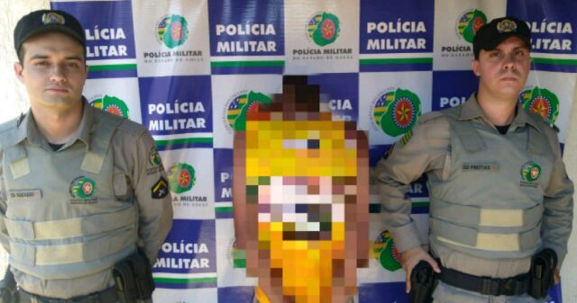 Polícia Militar em Pires do Rio prende suspeito por furto em construção