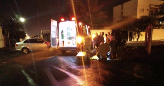 Duas pessoas ficam feridas em acidente de trânsito no Bairro Ipanema