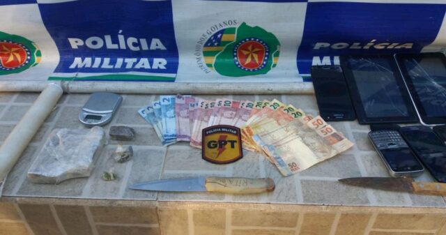 Polícia Militar realiza a prisão de traficante de drogas no Bairro Castelo Branco II