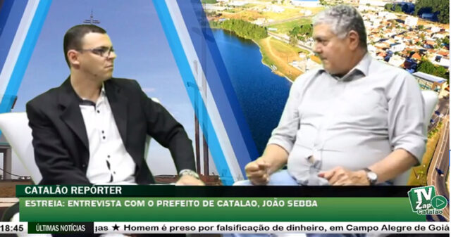 Estreia o primeiro Programa do Blog Zap Catalão "Zap Catalão Repórter", entrevista com o prefeito de Catalão em exercício João Sebba