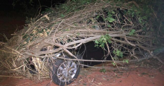 Saída de pista na GO-210 entre Catalão e Goiandira